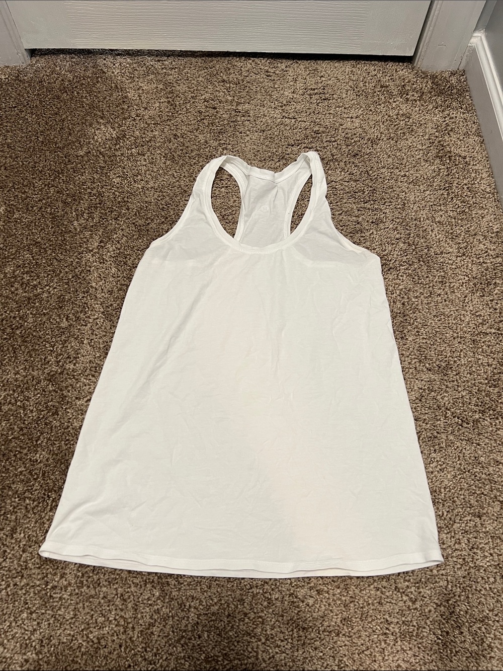 lululemon athletica White Racerback Tank Top